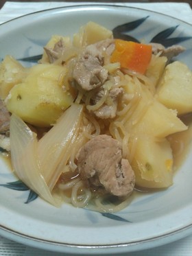 いけるよ♪煮豚の煮汁リメイク♪肉じゃが♪