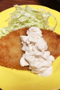 ぶっちゃんソース【豆腐×白身魚のフライ】
