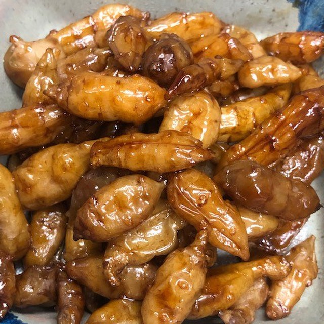 炊飯器で簡単 キクイモの甘辛煮 レシピ 作り方 By 0円農業 クックパッド 簡単おいしいみんなのレシピが360万品