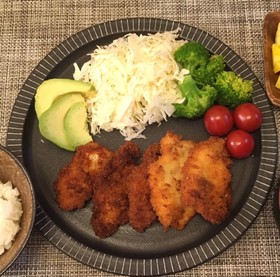 バッター液で簡単チキンカツ❣
