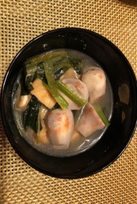 里芋と小松菜の簡単で美味しい煮もの