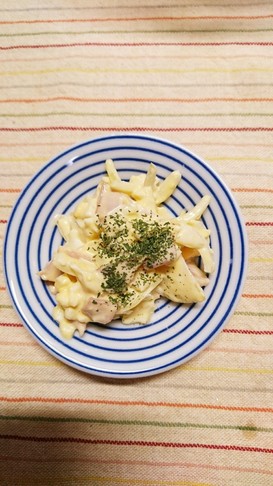 主役は?オニオン玉子ベーコンサラダ