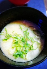 白菜とエノキのお味噌汁