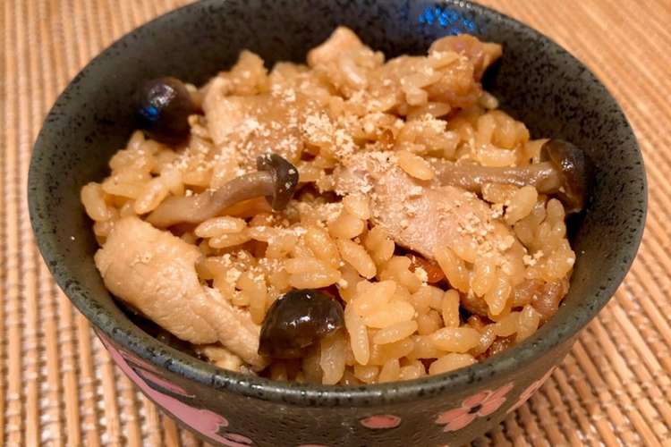鶏としめじの照り焼き炊き込みご飯 レシピ 作り方 By あおトマト クックパッド 簡単おいしいみんなのレシピが360万品
