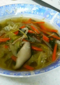 野菜たっぷり！白菜スープ