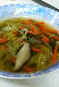 野菜たっぷり！白菜スープ