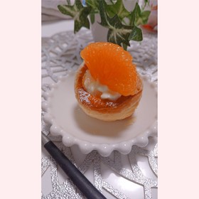 マーマレードジャムを使ったみかんパイ◎