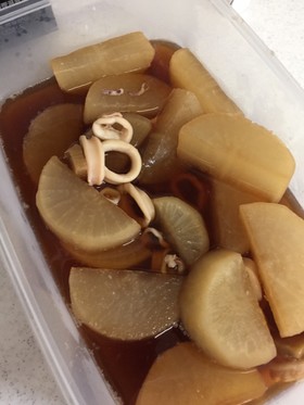ヤリイカと大根の生姜煮