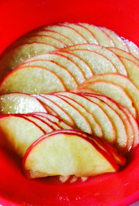 りんごの薄切り♡アップルパイ薔薇花びら