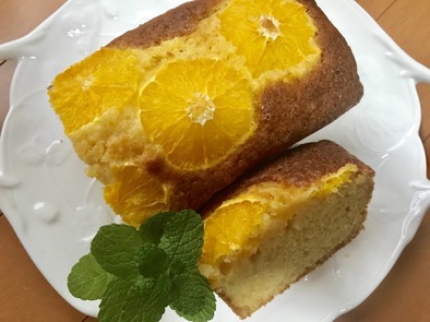 ワンボウルで☆簡単オレンジパウンドケーキの写真