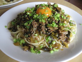 高菜のスパゲティー
