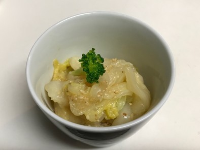 白菜の味噌ナムルの写真