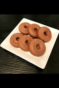 米粉チョコ焼きドーナツ
