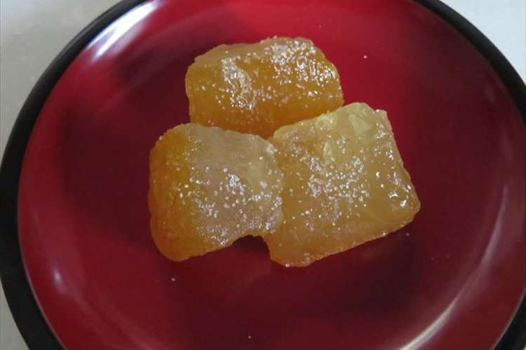 獅子柚子のピールは和菓子のようです レシピ 作り方 By つるび クックパッド 簡単おいしいみんなのレシピが357万品