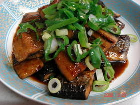 サンマの開きで蒲焼風♡