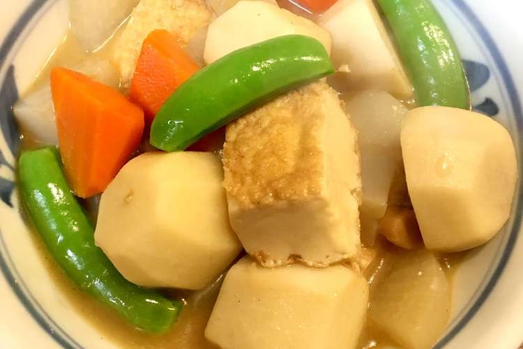 厚揚げと野菜の簡単煮物 レシピ 作り方 By ばぁばまんま クックパッド 簡単おいしいみんなのレシピが355万品
