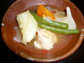 **ぴりっと野菜のごった煮**