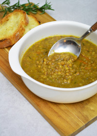 イタリアの定番 レンズ豆のスープ			