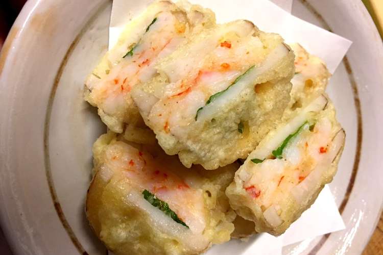 レンコンはさみ揚げ レシピ 作り方 By Eiji料理ノート クックパッド