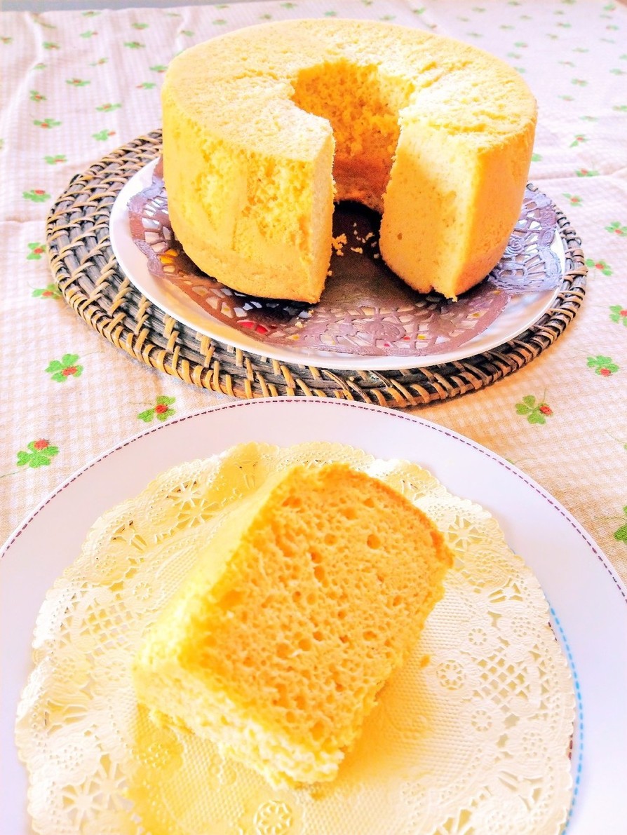 ココナッツシフォンケーキ（奇跡のおから）の画像