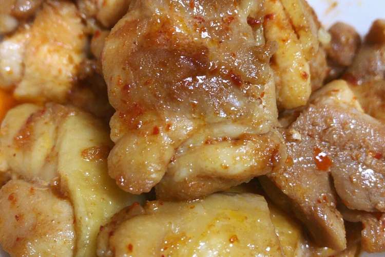 旨辛チキン 韓国味噌風 レシピ 作り方 By ぴょんちー クックパッド 簡単おいしいみんなのレシピが360万品