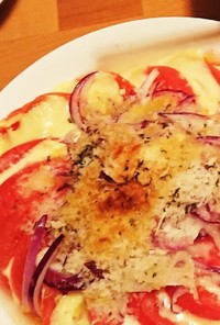 トマト消費にも✩焼きカプレーゼ