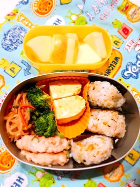 幼稚園お弁当 3歳4ヶ月①
