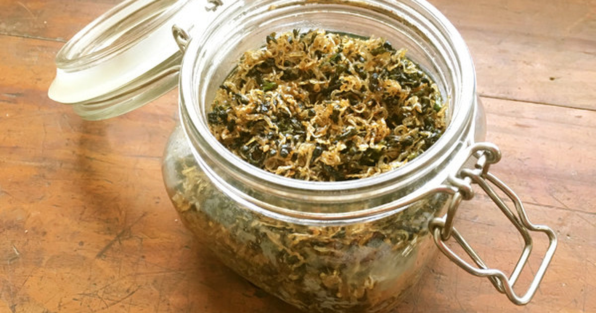 止まらない シソの穂とちりめんの佃煮 レシピ 作り方 By 裏 日刊はまの食卓 クックパッド 簡単おいしいみんなのレシピが349万品