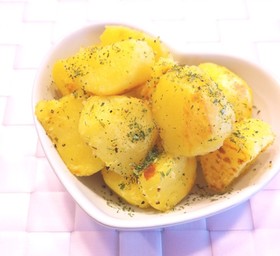 レッドムーンで♡ガーリックソルトポテト☆