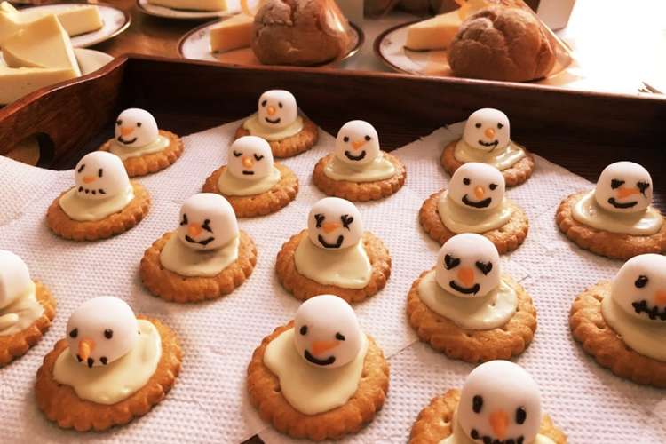 雪だるまクッキー レシピ 作り方 By 適当なマメチカ クックパッド 簡単おいしいみんなのレシピが354万品