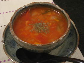 うちのミネストローネはママの味☻