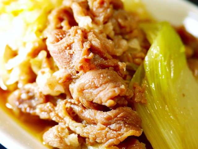 豚こま 白菜 白ねぎ すき焼き風煮 By ほっこり の