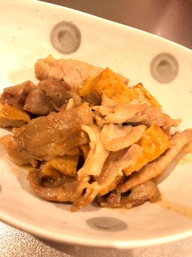 すぐ出来る!豚肉と厚揚げのオイスター炒め