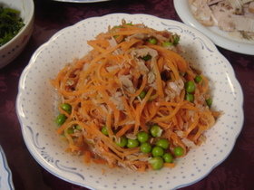野菜deおつまみ♪春のにんじんサラダ