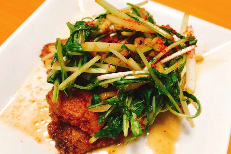 野菜たっぷり食べる黒酢ダレ 鰈の唐揚げ レシピ 作り方 By 藤井２１ クックパッド 簡単おいしいみんなのレシピが362万品