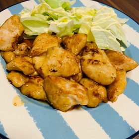 やわらか!簡単鶏胸肉の甘辛焼き