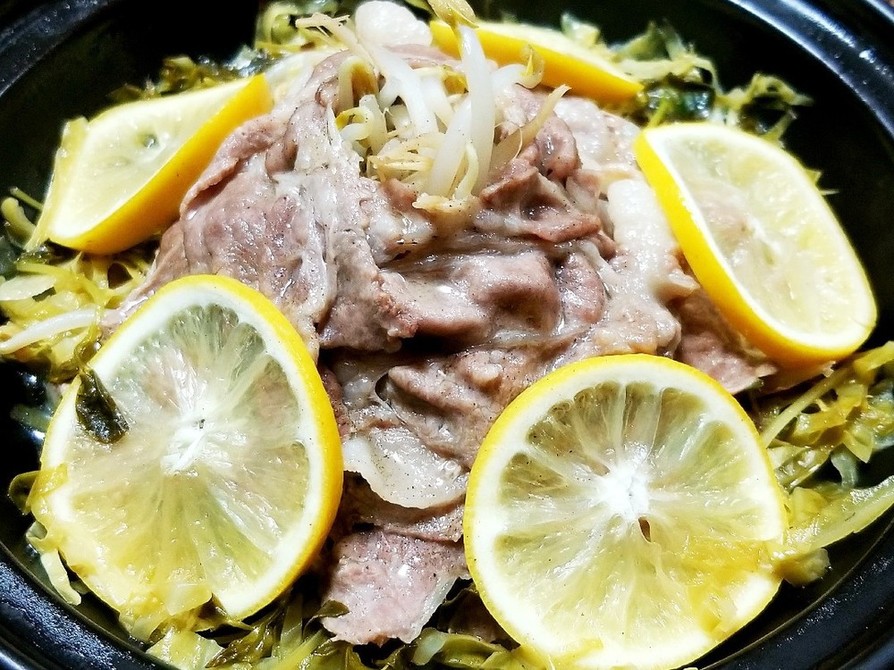 タジン鍋レシピ 豚肉と野菜の画像
