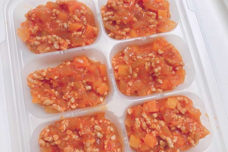 離乳食 後期 簡単 ミートソース レシピ 作り方 By Fuu Mama クックパッド 簡単おいしいみんなのレシピが360万品