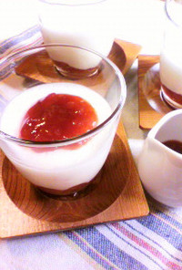 マシュマロチーズムース ～黒酢ソース～