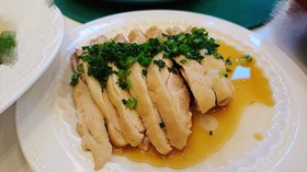 ネギ塩蒸し鶏、簡単で美味しい!
