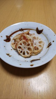 レンジで簡単♪れんこんのおかか和えの写真