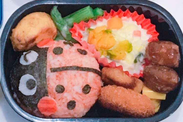 てんとう虫弁当 キャラ弁 幼稚園 お弁当 レシピ 作り方 By Y O クックパッド 簡単おいしいみんなのレシピが361万品