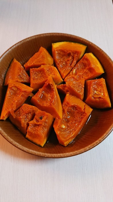 ホクホク！かぼちゃの煮物(レンジでOK)の写真