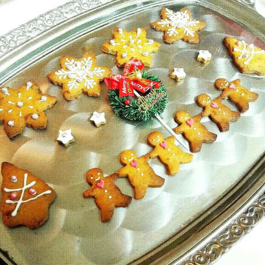 クリスマスクッキー♪ジンジャーブレッドの画像
