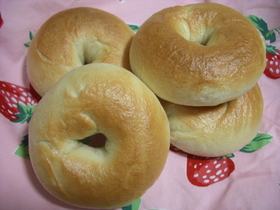 ☆1時間でもちもち焼きたてベーグル☆