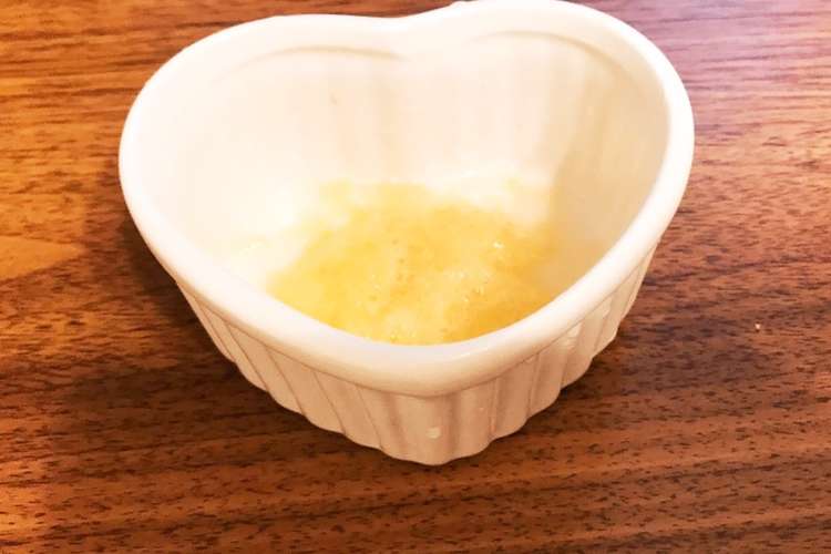 離乳食 りんごのすりおろし レシピ 作り方 By Milkyway クックパッド 簡単おいしいみんなのレシピが357万品