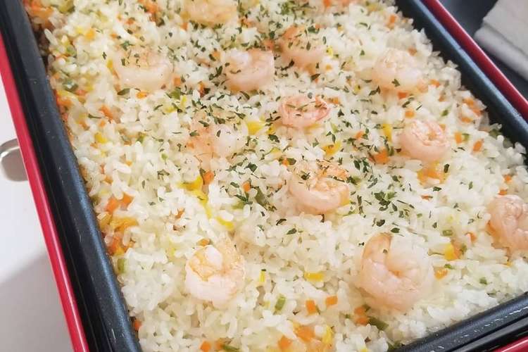Brunoのホットプレートでエビピラフ レシピ 作り方 By クックrvbjsu クックパッド 簡単おいしいみんなのレシピが352万品