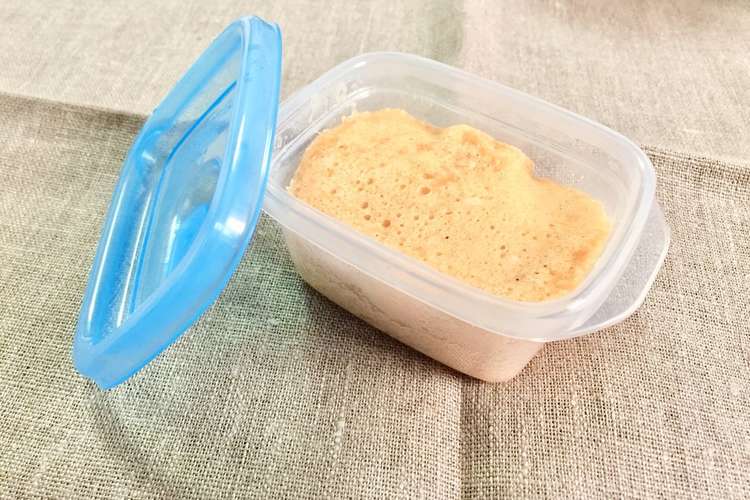 離乳食 レンジで簡単 蒸しパン おやつ レシピ 作り方 By Perinco クックパッド 簡単おいしいみんなのレシピが360万品