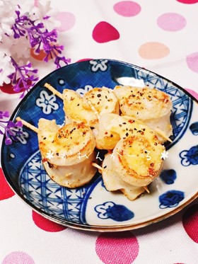 ♡ちくわのくるくるマヨチーズ焼き♡