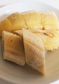 簡単☆レンチン温バナナ